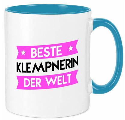 Beste Klempnerin | Klempnerinnen Geschenkidee Humor Tasse