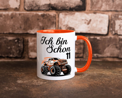 11. Geburtstag | Monster truck 11 Jahre lustiger Spruch Geschenk Geschenkidee