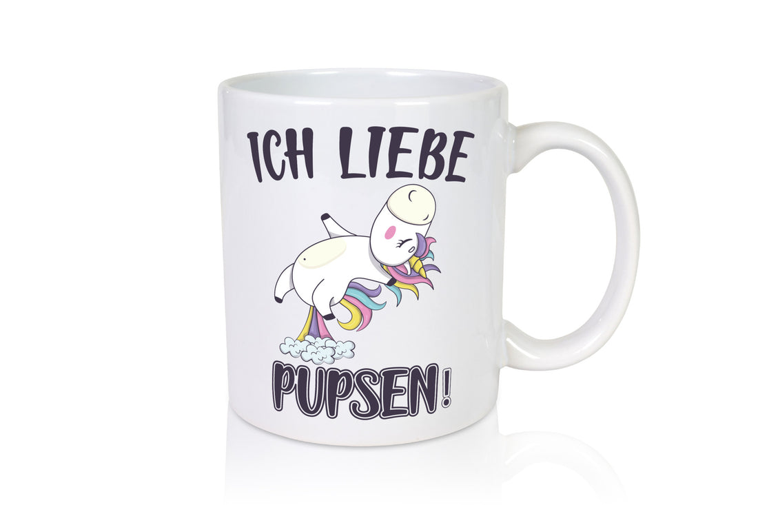 Ich liebe Pupsen v2 Geschenkidee Humor Tasse
