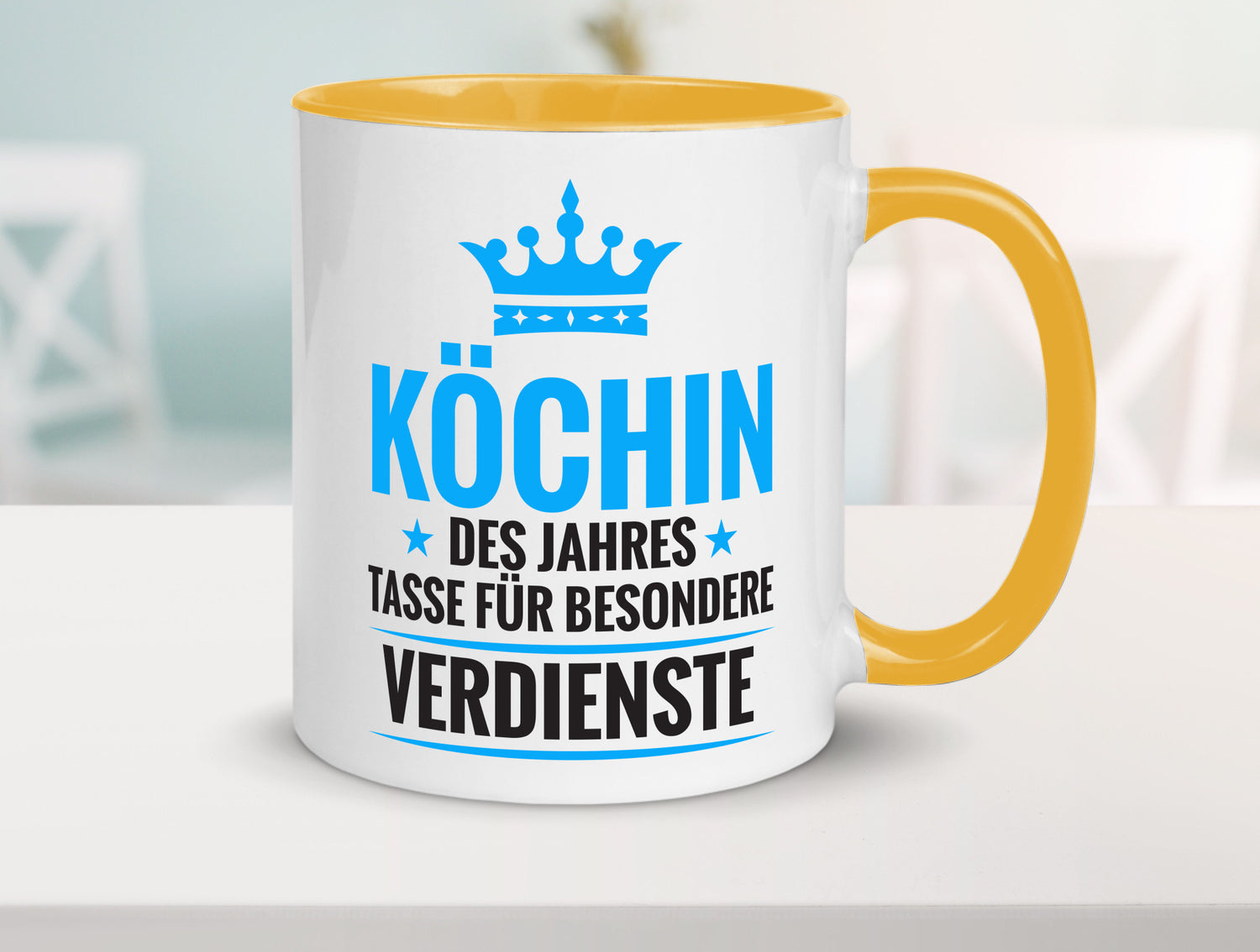Besonderer Verdienst: Köchin | Chefköchin Chefkoch Geschenkidee Arbeit Kollegen