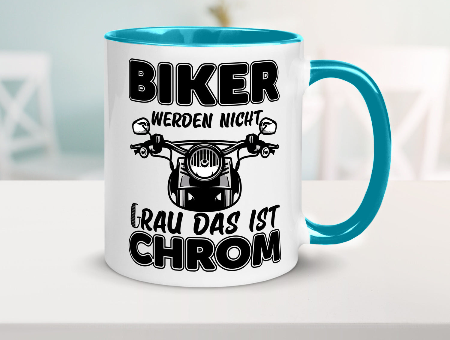 Biker werden nicht grau | Motorrradfahrer Tasse Humor Geschenkidee