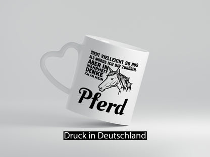 Pferde Spruch | Reiterin Tasse Pferdesport Reiten Humor Geschenkidee