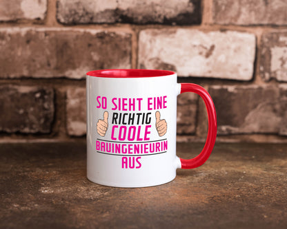 Richtig Coole Bauingenieurin | Ingenieurin lustig Humor Geschenkidee Geschenk