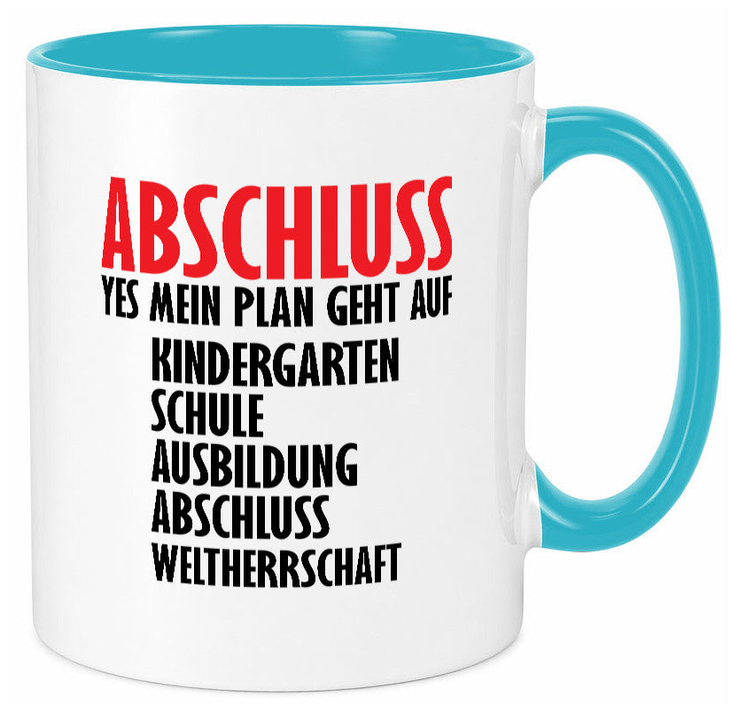 Abschluss Bachelor Geschenkidee Humor Tasse
