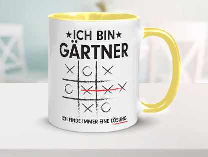 Lösung finden: Gärtner | Gartenbau v2 Geschenk Humor Geschenkidee lustiger