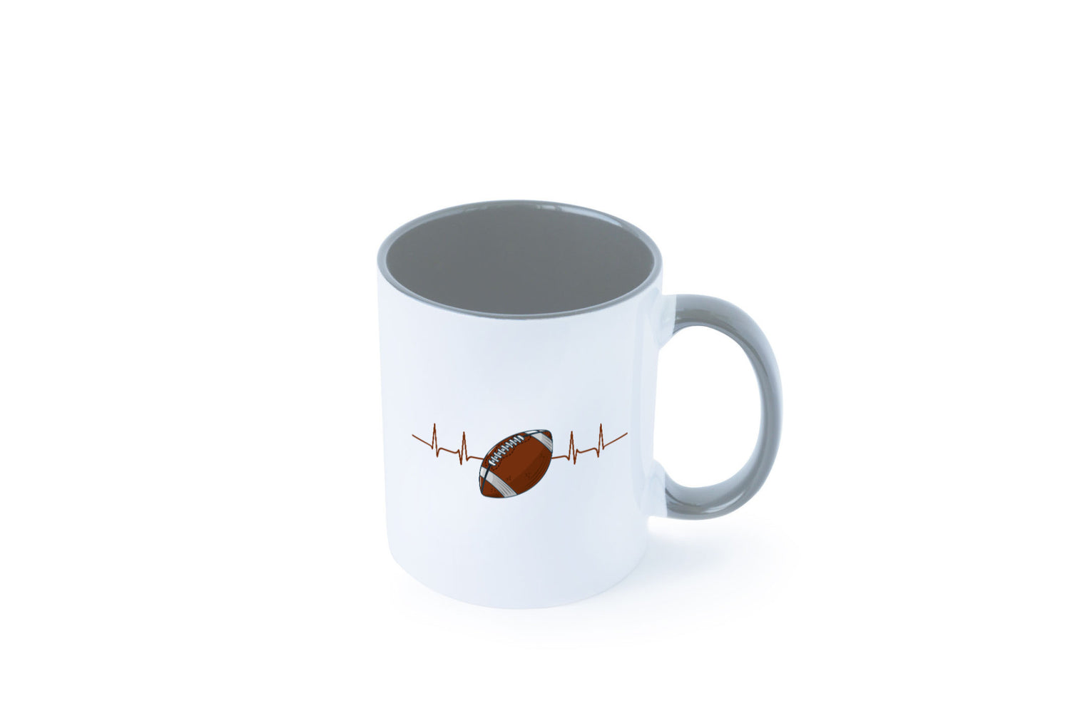 American Football Herzschlag | Footballer Superbowl Humor Geschenkidee Tasse