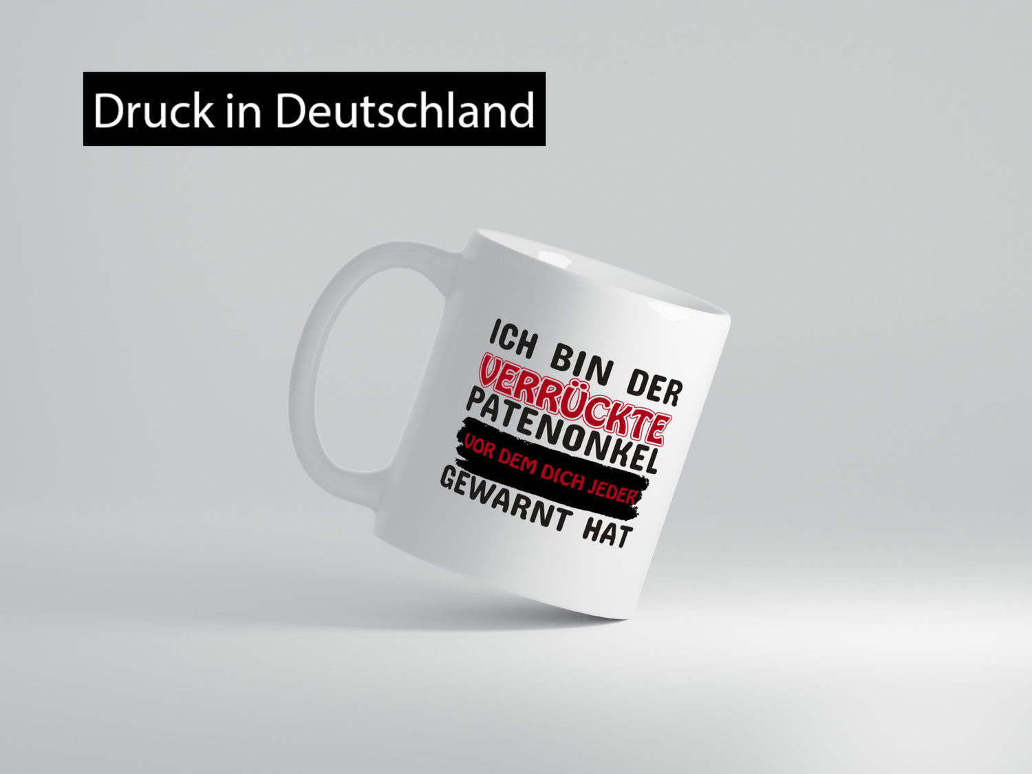 Verrückter Patenonkel | Onkel Tasse Verwandtschaft Geschenk Humor Geschenkidee