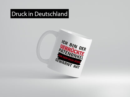 Verrückter Patenonkel | Onkel Tasse Verwandtschaft Geschenk Humor Geschenkidee