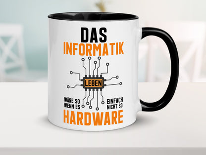 Informatik Leben | Hardware Nerd Software Entwickler Geschenkidee Humor Tasse