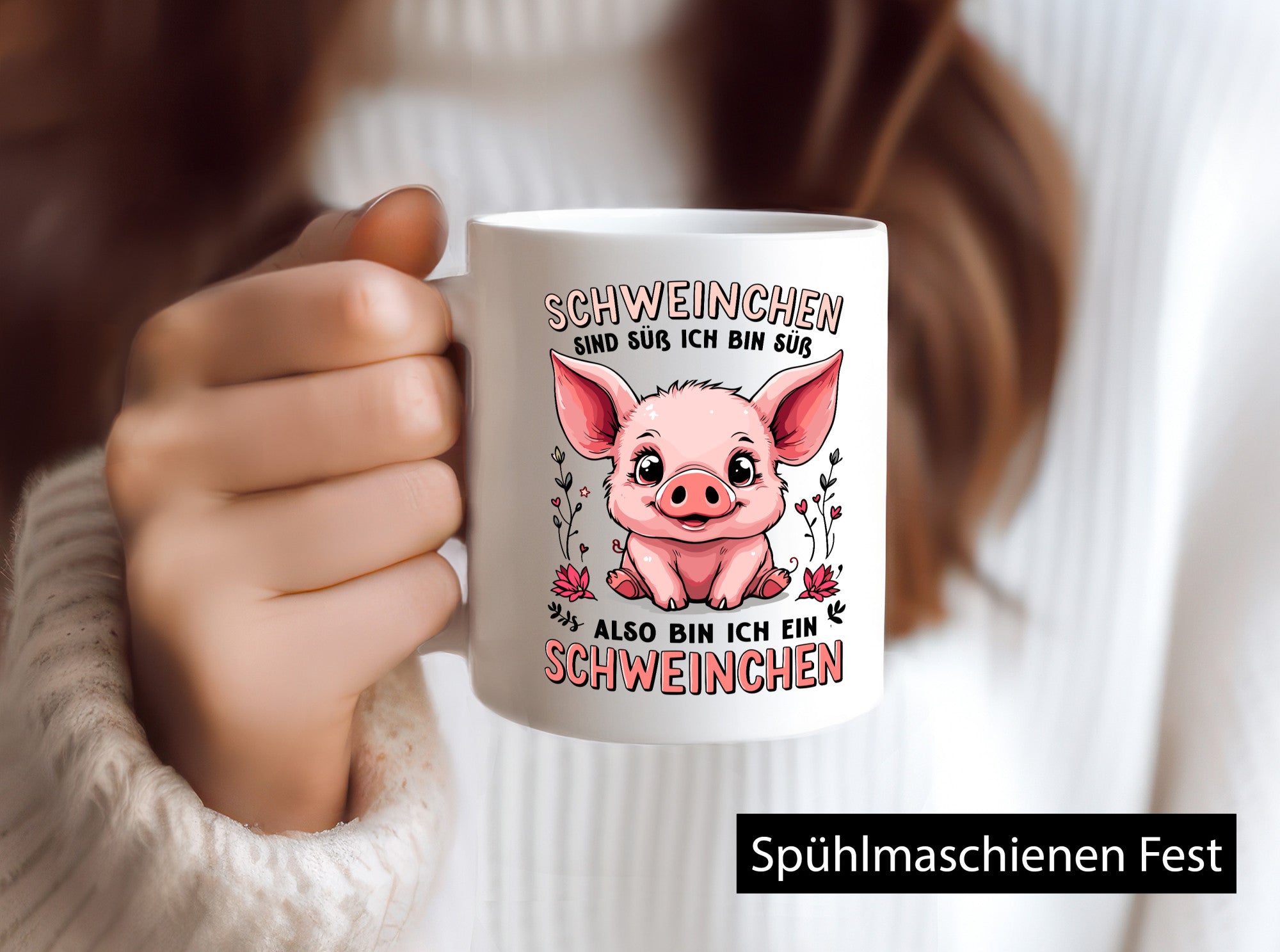 Ich bin ein Schweinchen | Schweine Bauer v2 Geschenkidee Humor Tasse