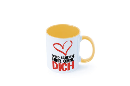 Wird Scheisse Geschenk Humor Geschenkidee lustiger Spruch Tasse