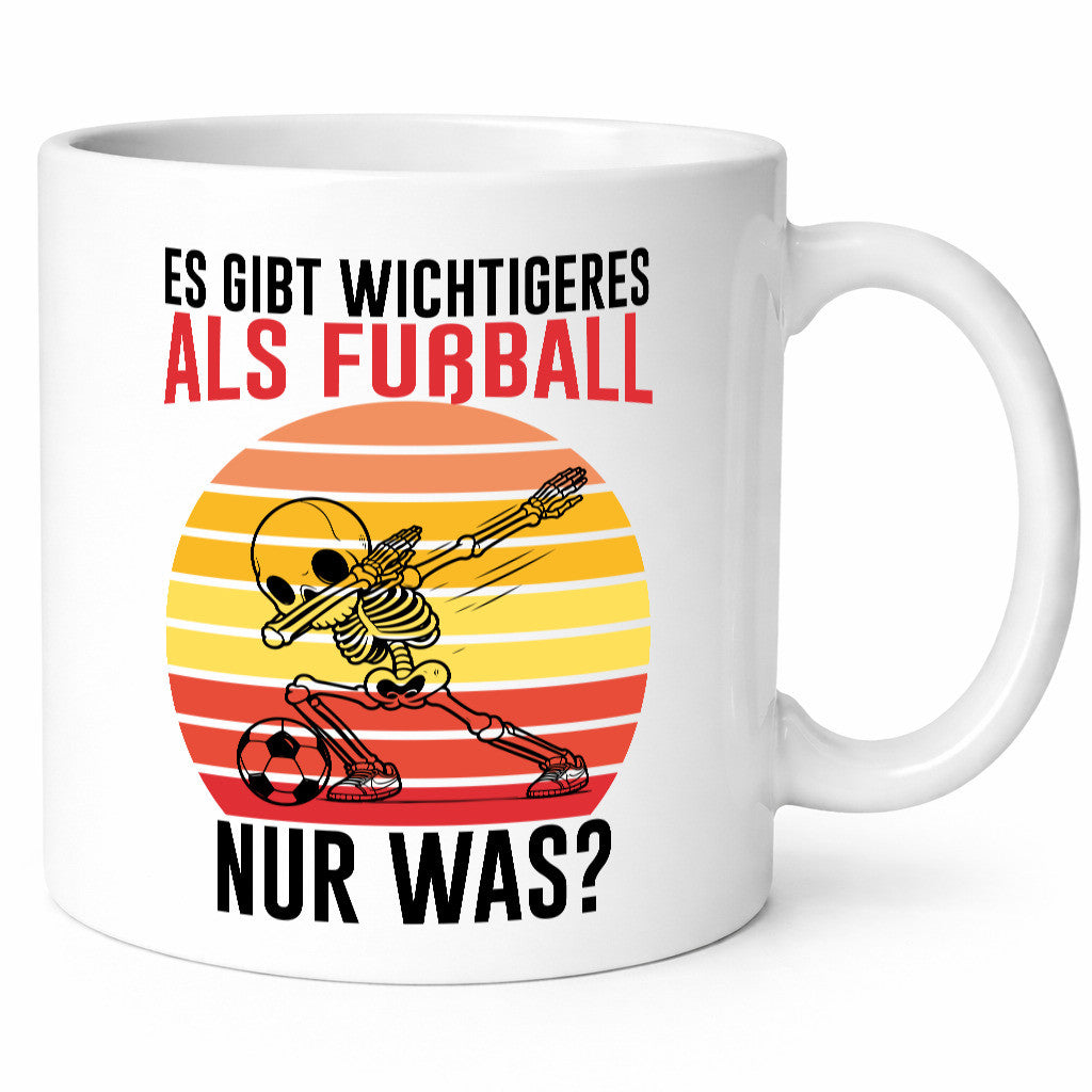 Es gibt Wichtigeres als Fußball | Fupballer lustiger Spruch Geschenk Humor