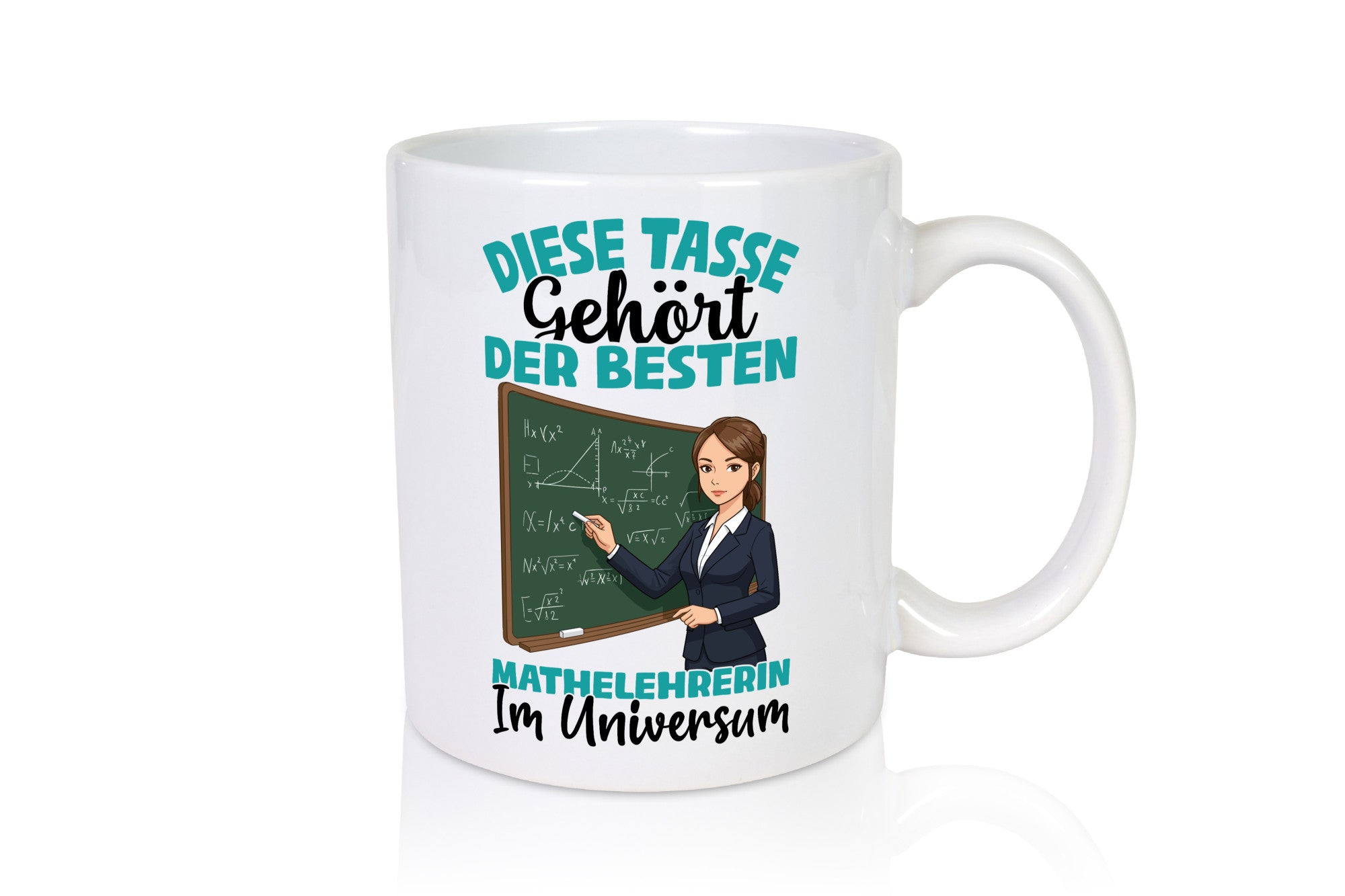 Im Universum: Mathelehrerin | Lehrer Mathe lustiger Spruch Geschenk Humor