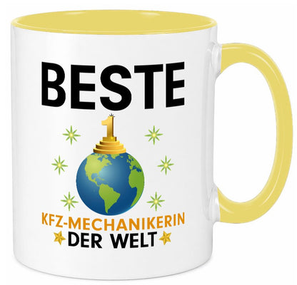 Welt Beste KFZ-Mechanikerin | Mechaniker KFZ Geschenk Humor Geschenkidee Tasse