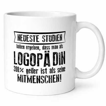 Neuste Studien: Logopädin | Sprachtherapie lustiger Spruch Geschenk Humor