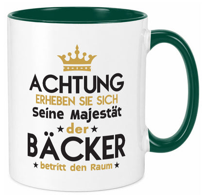 Seine Majestät Bäcker | Bäckerei Backen Konditor Geschenk Humor Geschenkidee Tasse