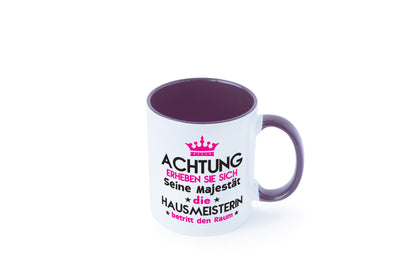Seine Majestät Hausmeisterin | Hauswart Humor Geschenkidee Tasse