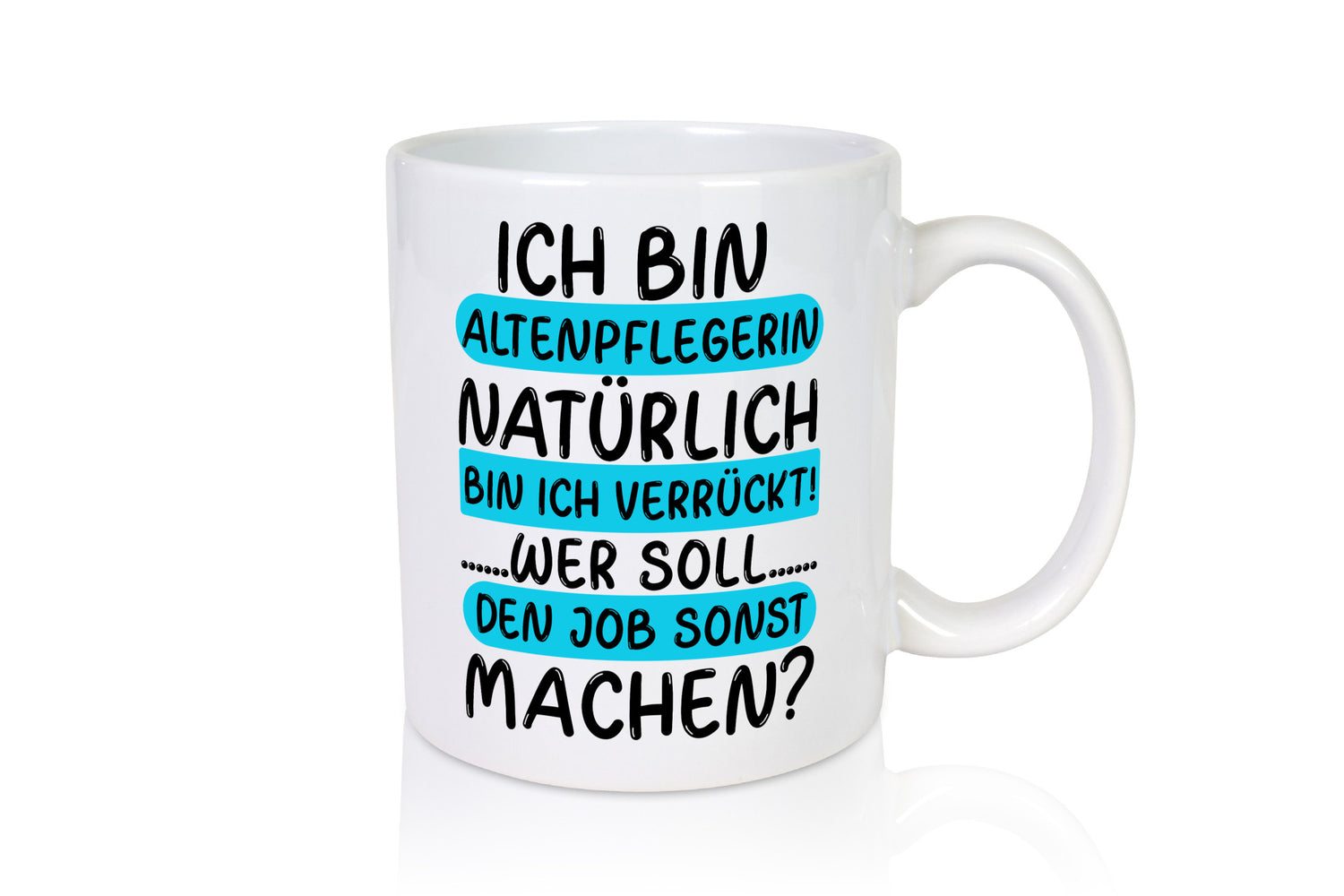 Verrückte Altenpflegerin | Pflege Dienst Kollegen Job Geschenkidee Arbeit Büro