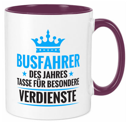Besonderer Verdienst: Busfahrer | Berufsfahrer Fahrer Humor Arbeit Kollegen