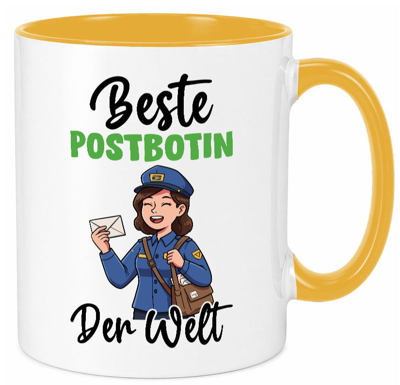 Beste Postbotin | Beruf Post Briefträger v2 lustig Arbeit Kollegen Büro