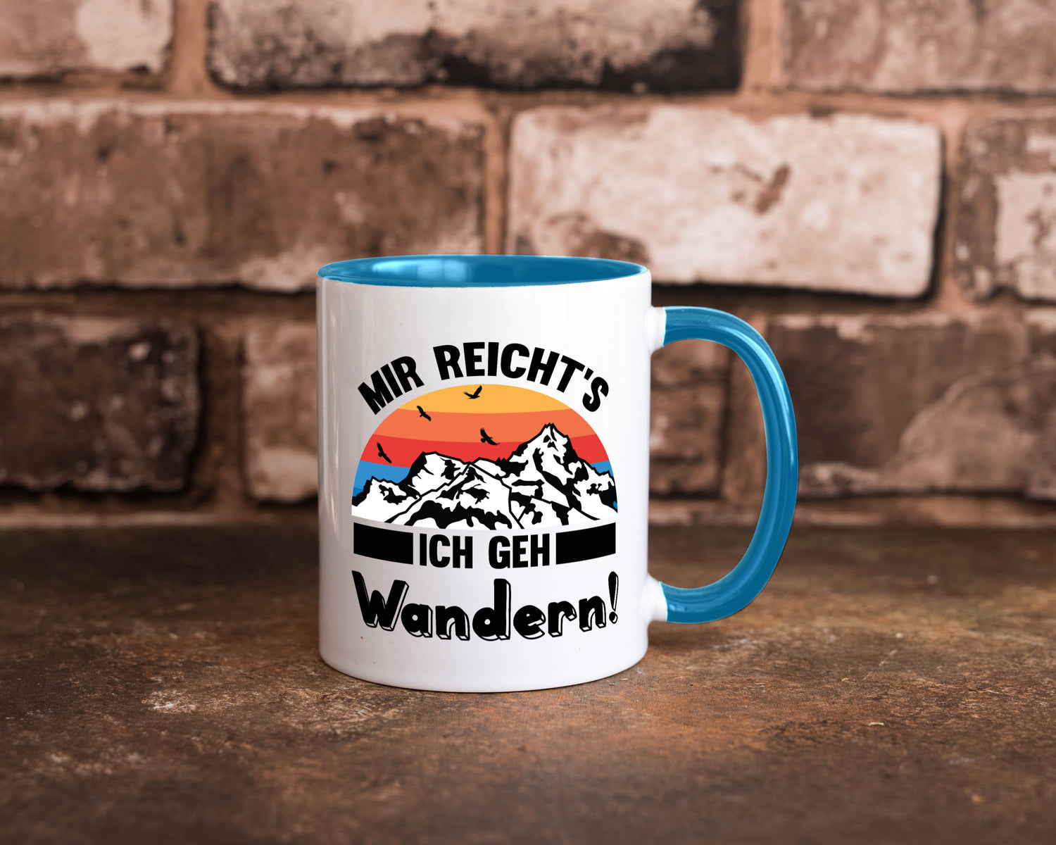 Mir reichts ich geh Wandern | Berge Laufen Natur Humor Geschenkidee Tasse