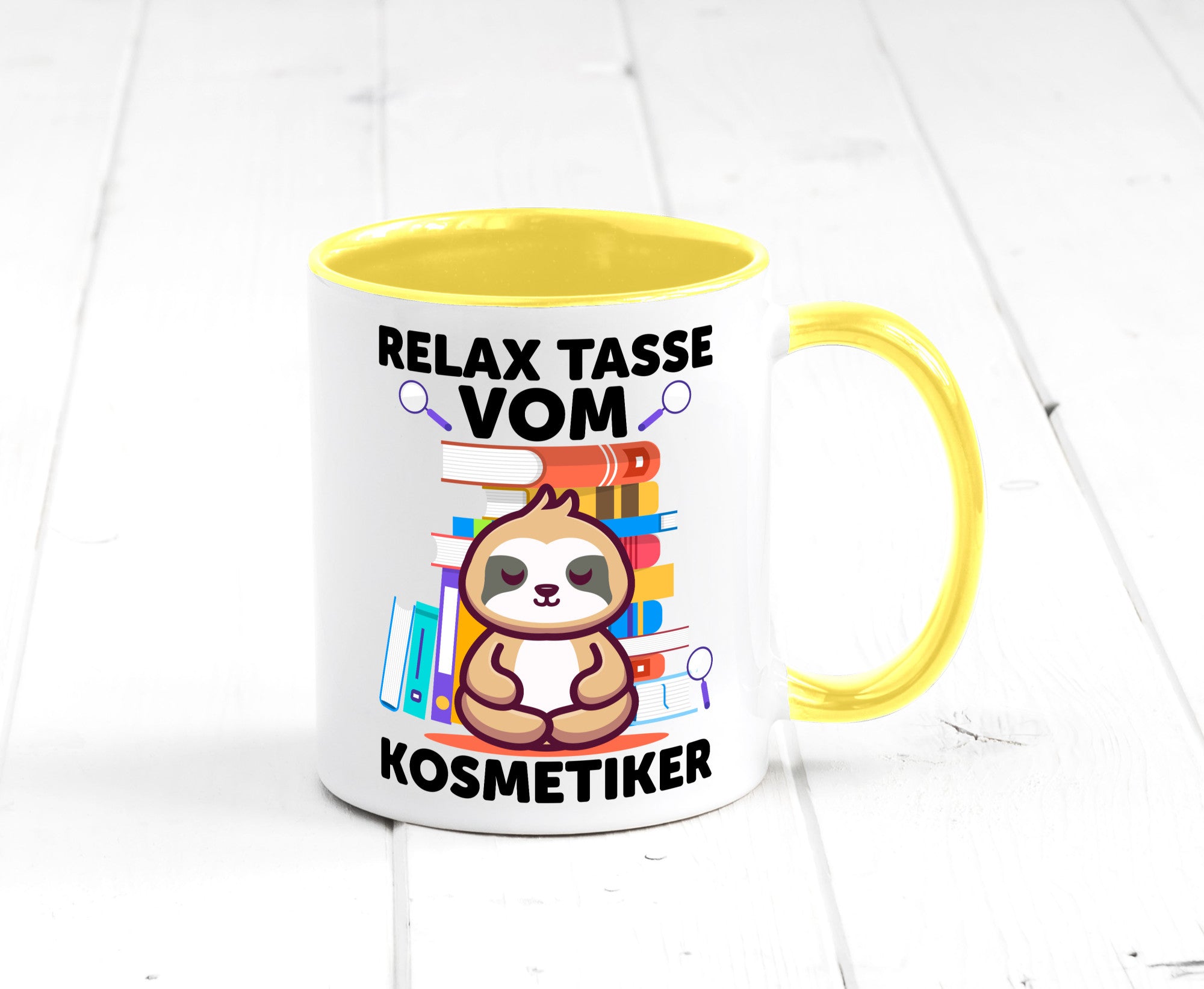 Relax Tasse: Kosmetiker | Kosmetik Stylist lustiger Spruch Geschenk Humor