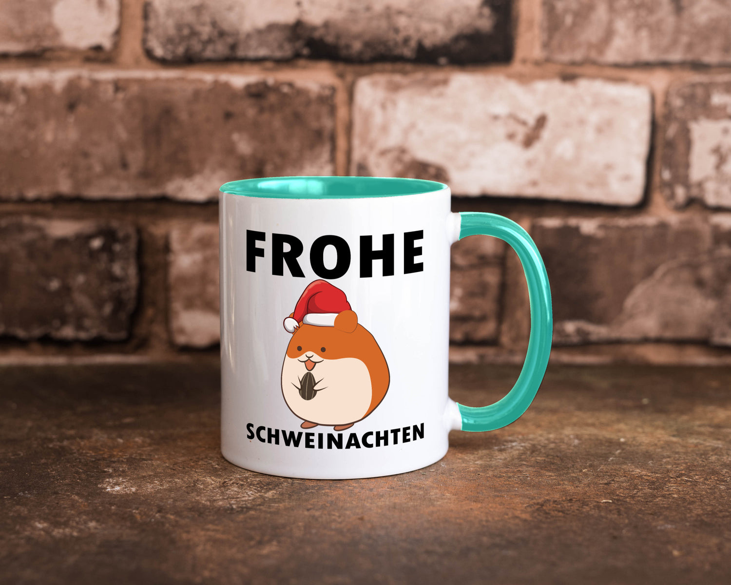 Frohe Schweinachten | Meerschweinchen Weihnachten lustiger Spruch Geschenk