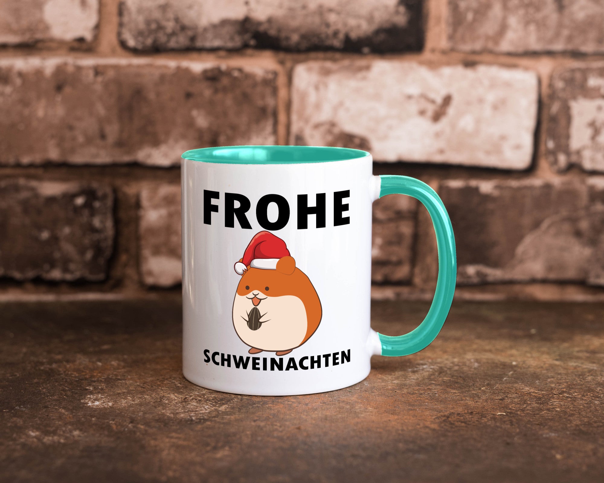 Frohe Schweinachten | Meerschweinchen Weihnachten lustiger Spruch Geschenk