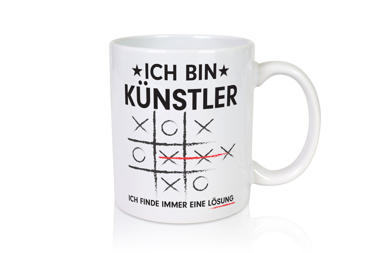 Löse Probleme: Künstler | Kunst lustig Humor Geschenkidee Geschenk Tasse