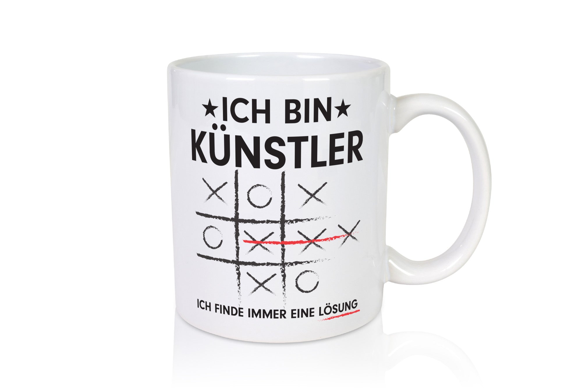 Löse Probleme: Künstler | Kunst lustig Humor Geschenkidee Geschenk Tasse