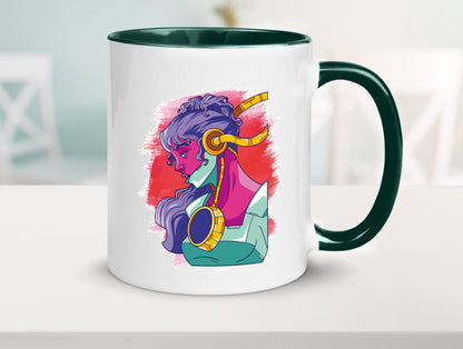 Zeichnung | Kunst Tasse Frauen Motiv cooles Design Humor Geschenkidee