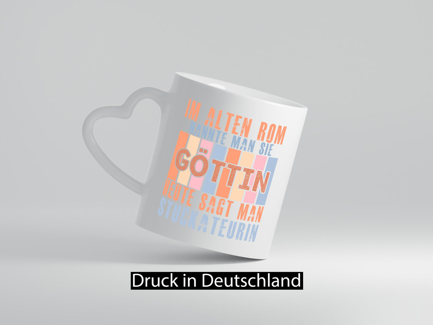 Heute sagt man: Stuckateurin | Innenausbau Geschenkidee Humor Tasse