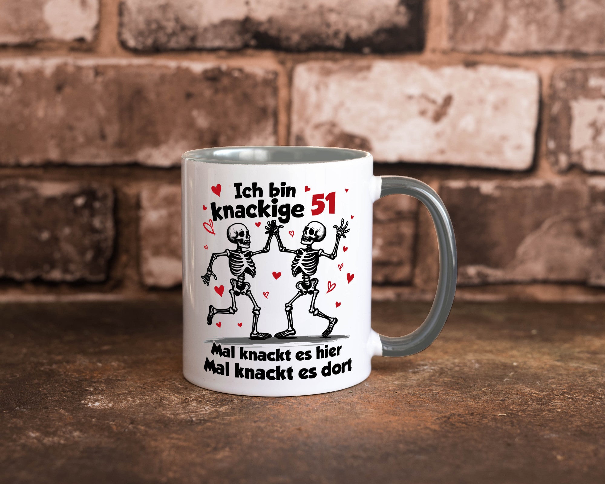 51. Geburtstag | Knackige 51 Ich bin alt v2 Humor Geschenkidee Tasse