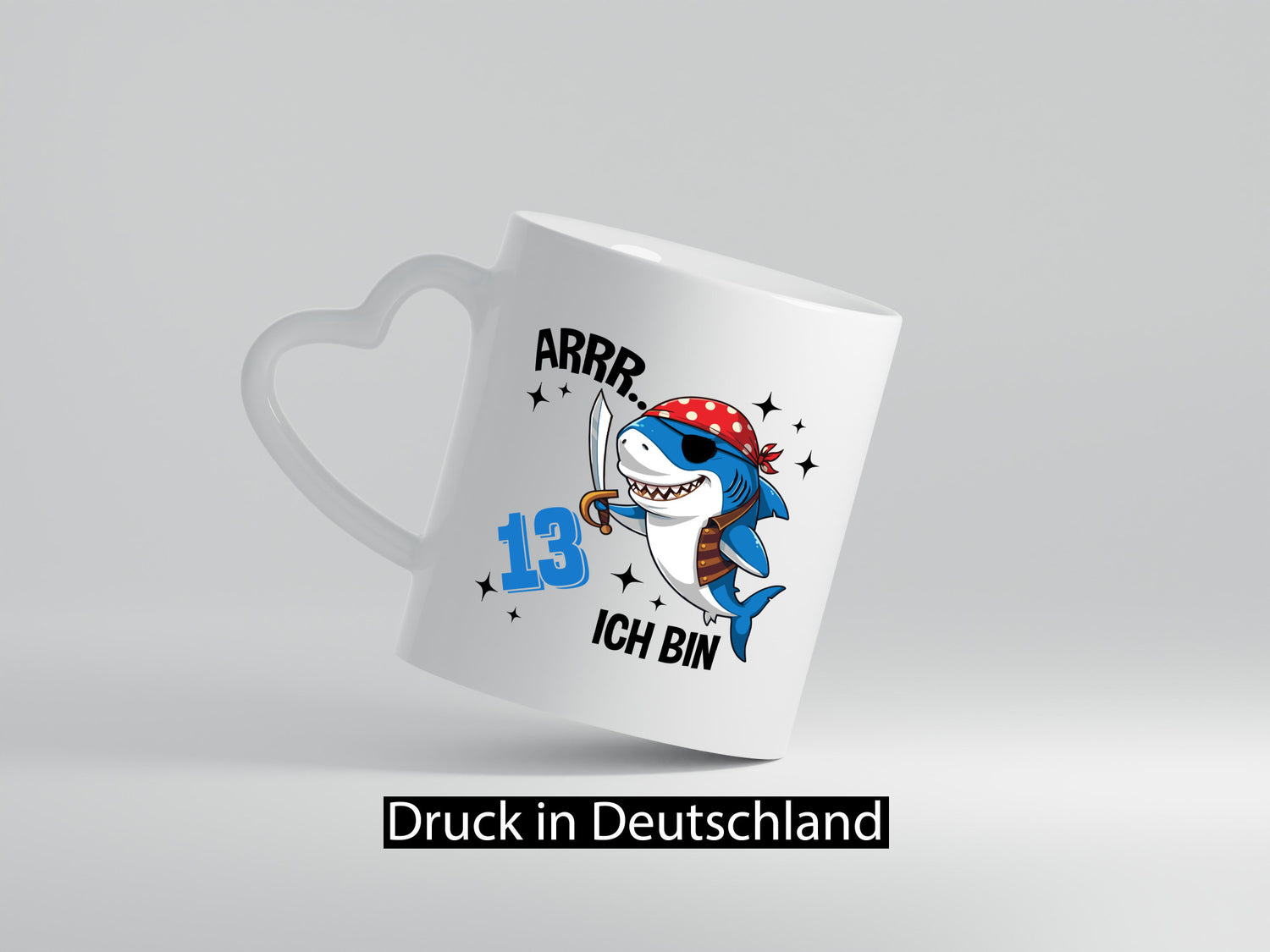 13. Geburtstag | 13 Jahre Arr Pirat Hai Piraten lustig Geschenkidee Geschenk