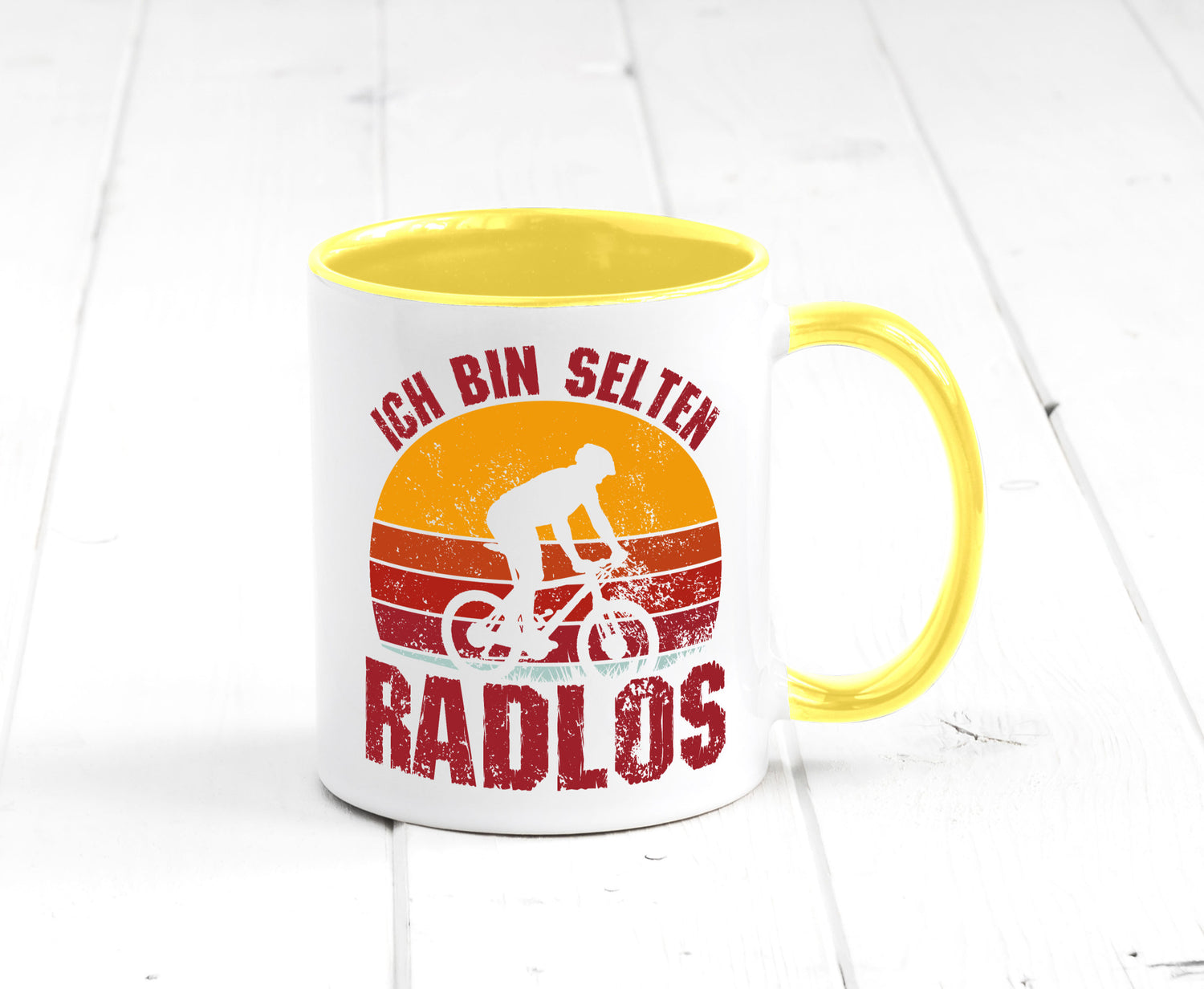 Ich bin Selten Radlos | Radfahrer Mountainbike Humor Geschenkidee Tasse
