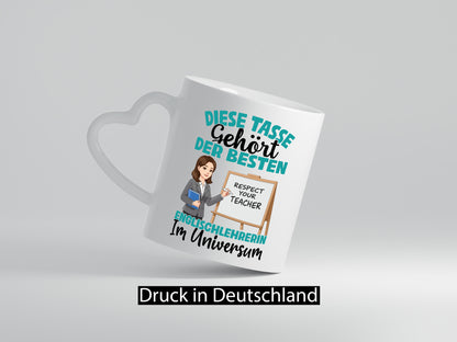 Im Universum: Englischlehrerin | Englisch Lehrerin Geschenk Humor Geschenkidee