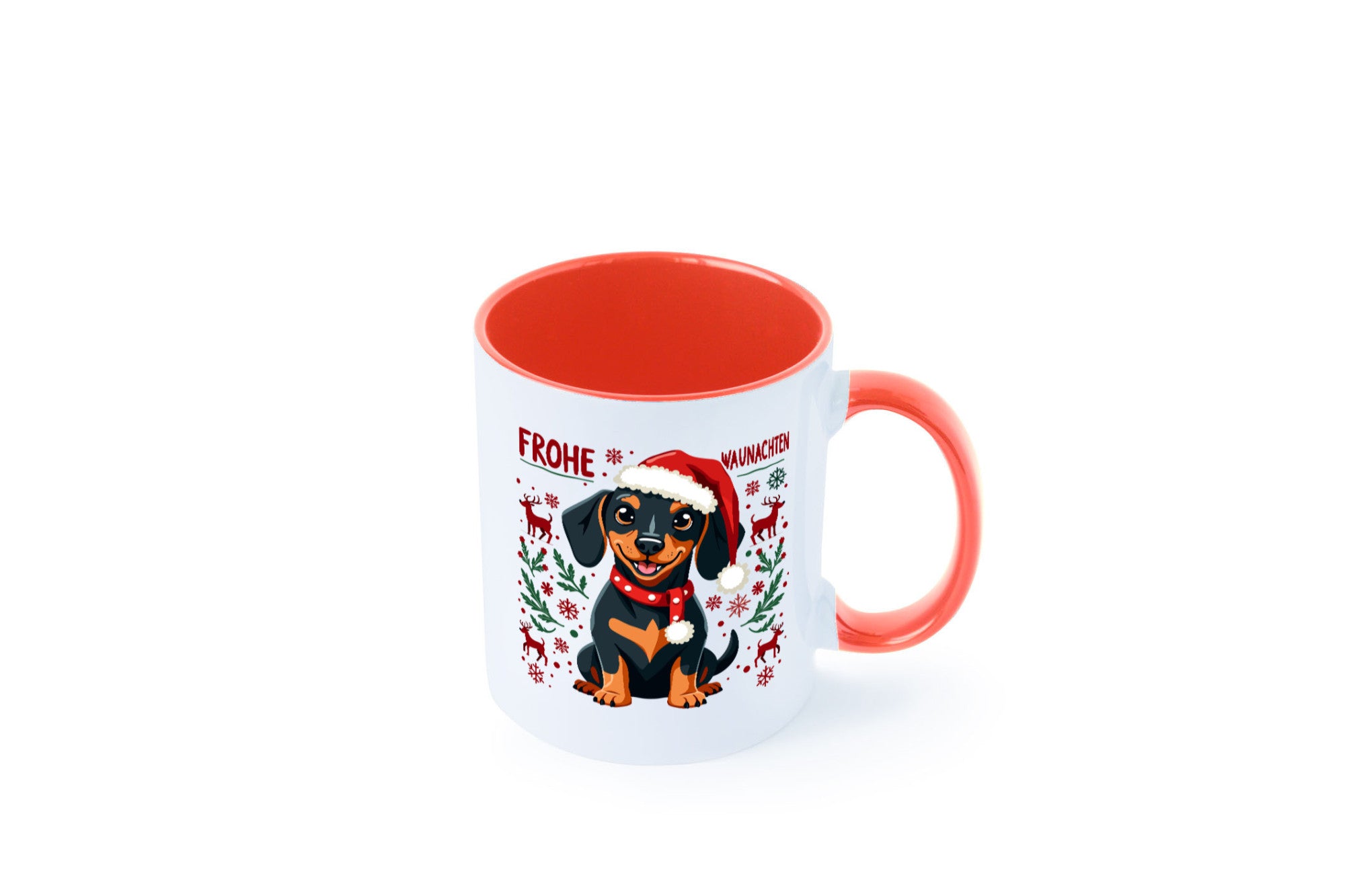 Frohe Waunachten | Ugly Christmas Weihnachtshund v2 Humor Tierliebhaber