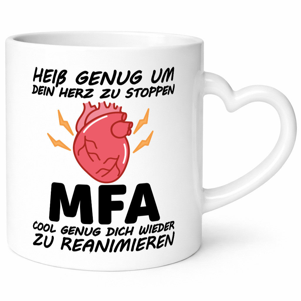 MFA Tasse | Herz Motiv Krankenpfleger Statement lustiger Spruch Geschenk Humor