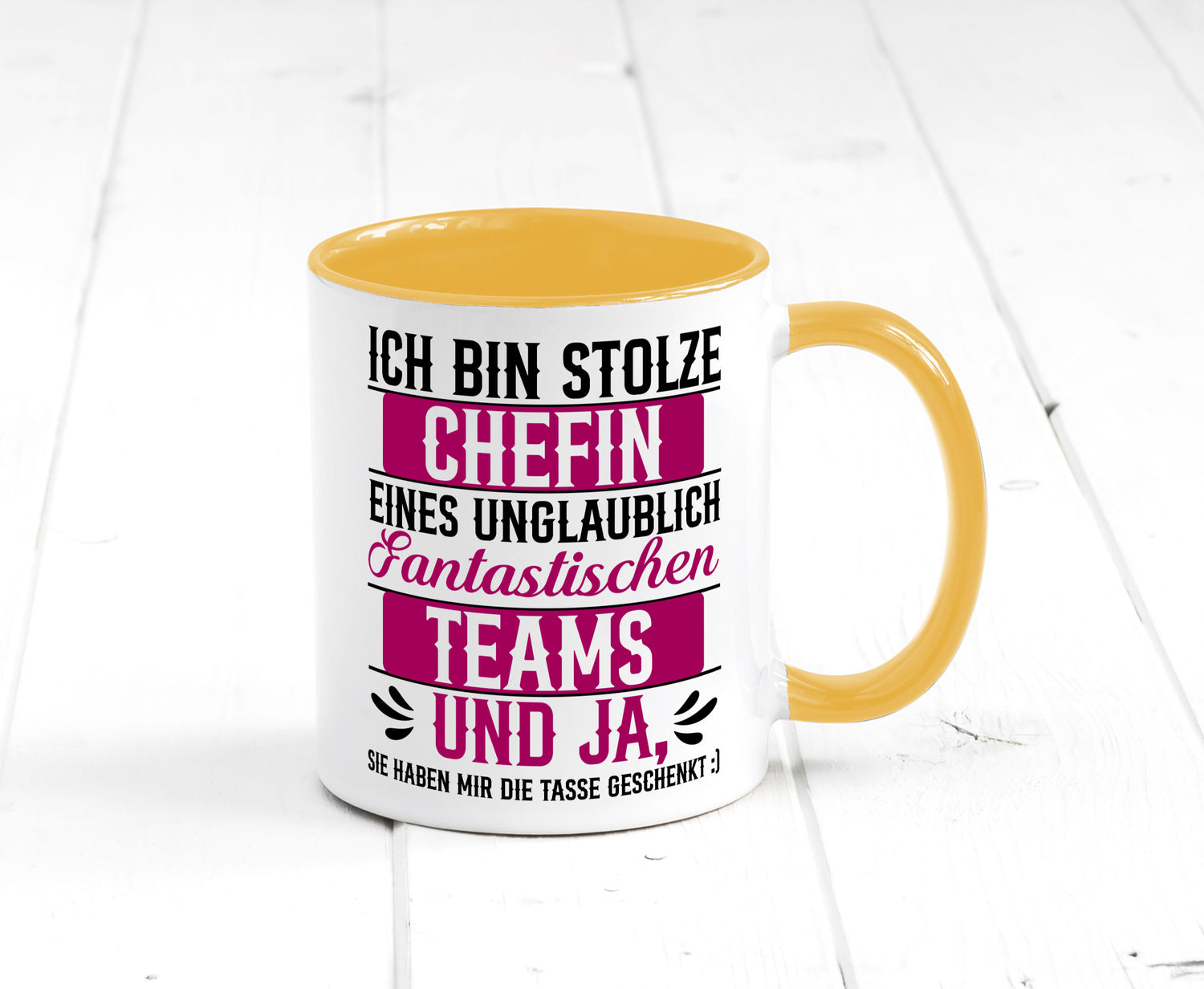 Stolze Chefin | Tolles Team Mitarbeiter lustig Arbeit Kollegen Büro Geschenk