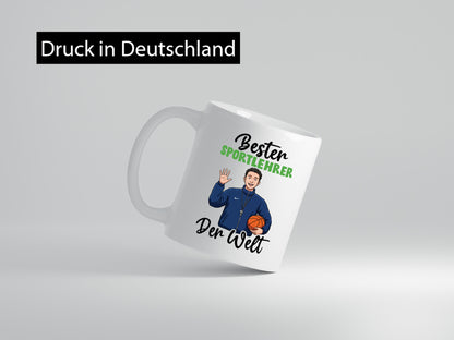 Bester Sportlehrer | Lehrer Sport v2 Geschenkidee Humor Tasse