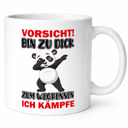 Ich bin ein Kämpfer Geschenk Humor Geschenkidee lustiger Spruch Tasse