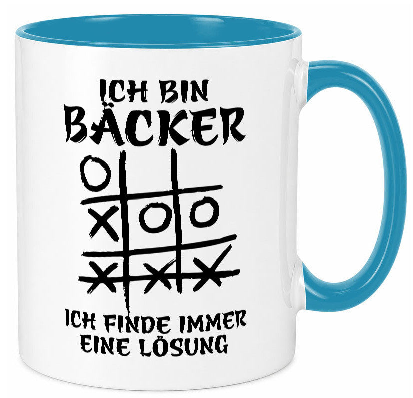Ich bin Bäcker finde immer eine Lösung | Meister lustig Humor Geschenkidee
