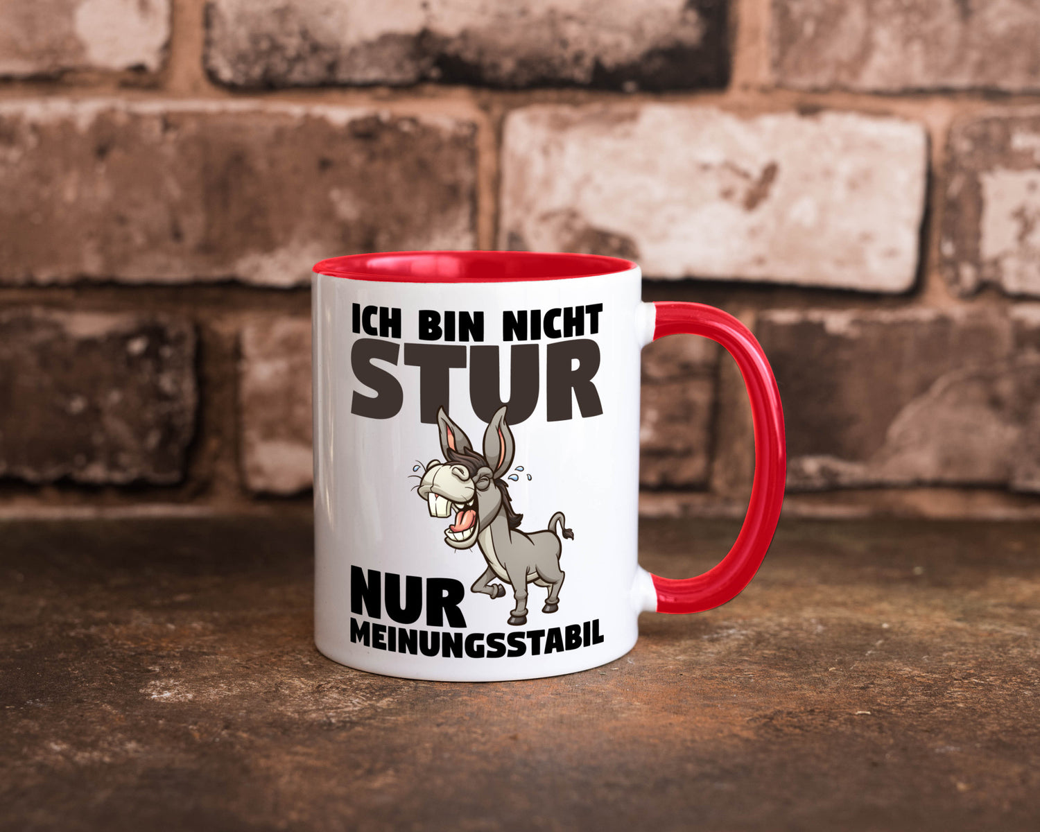 Sturer Esel | Sturkopf Tasse Dickkopf Spruch Humor lustiger Geschenk