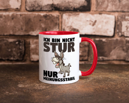 Sturer Esel | Sturkopf Tasse Dickkopf Spruch Humor lustiger Geschenk
