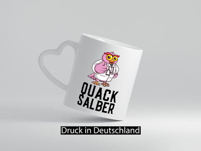 Quacksalber | witzige Ente Comic Arzt Ärztin lustiger Spruch Geschenk Humor