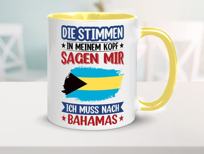 Bahamas | Urlaub Stimmen in meinem Kopf Traumland Geschenk Humor Geschenkidee
