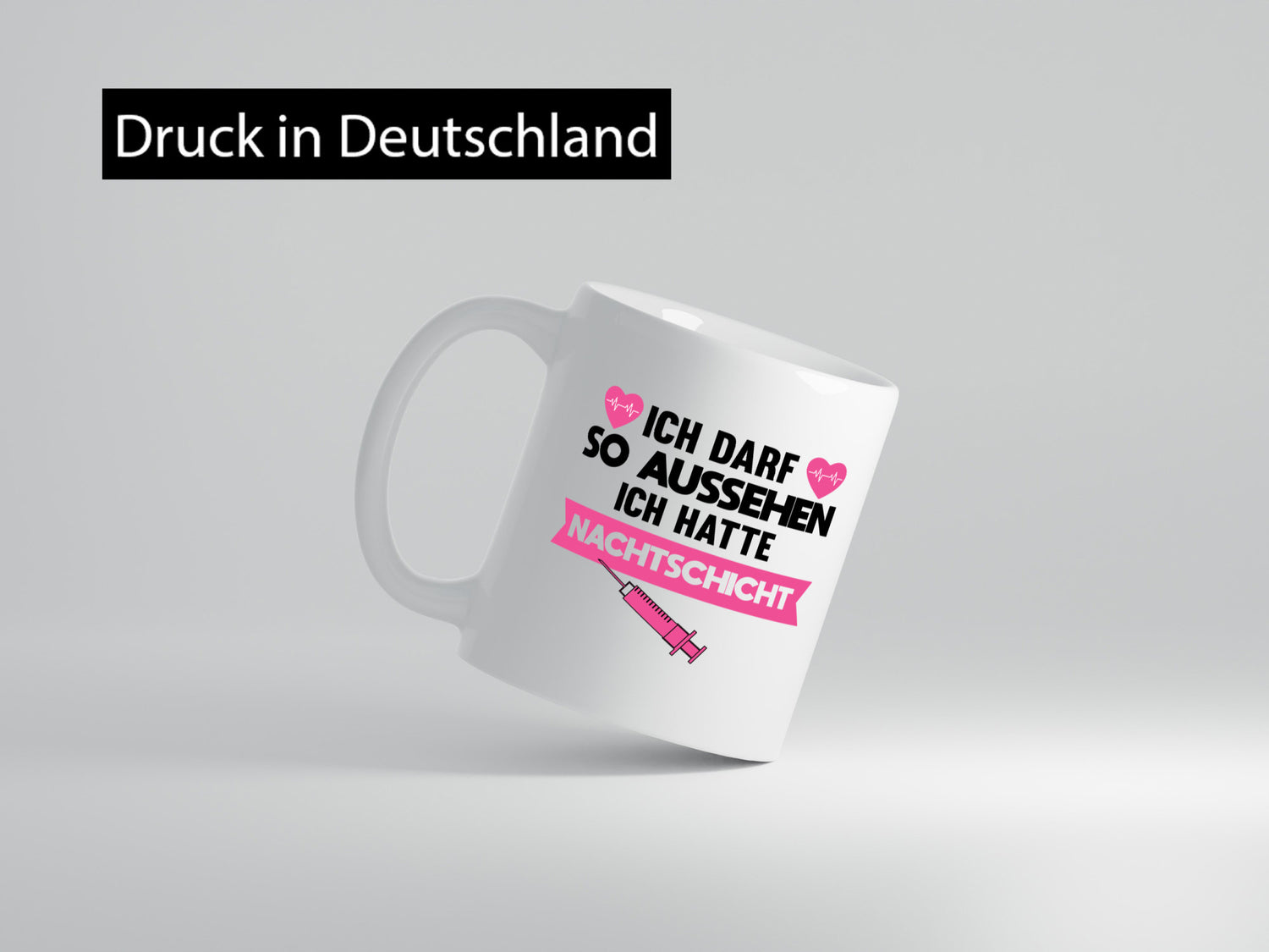 Ich darf so aussehen | Nachtschicht Krankenschwester lustig Humor Geschenkidee