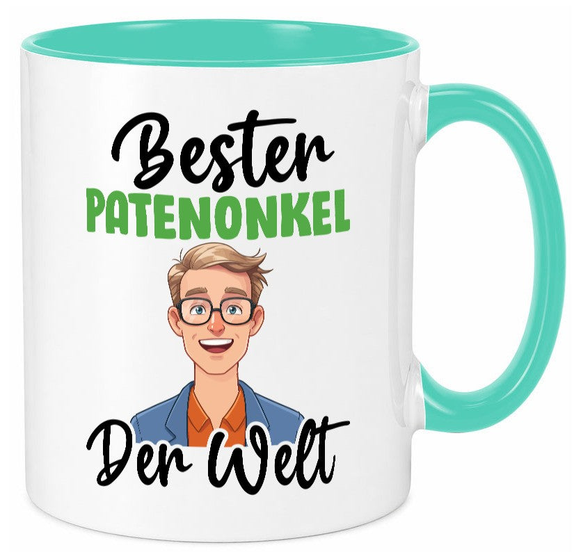 Bester Patenonkel | Onkel lustiger Spruch Geschenk Humor Geschenkidee Tasse