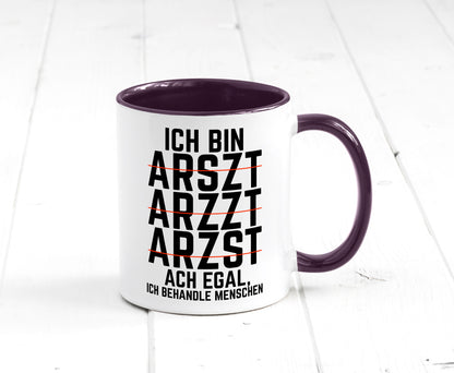 Ich bin Arzt | Rechtschreibung Klinik lustiger Spruch lustig Humor Geschenkidee