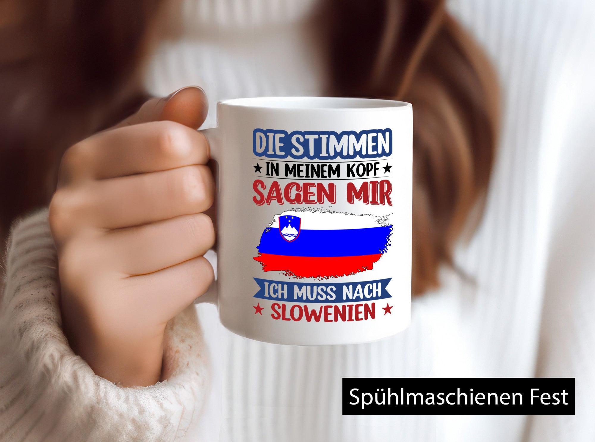 Slowenien | Urlaub Stimmen in meinem Kopf Traumland v2 Geschenk Humor